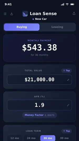Loan Sense screenshot 1