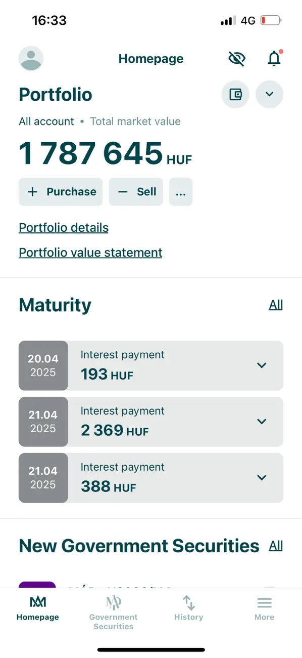 Screenshot #2 pour MobilKincstár