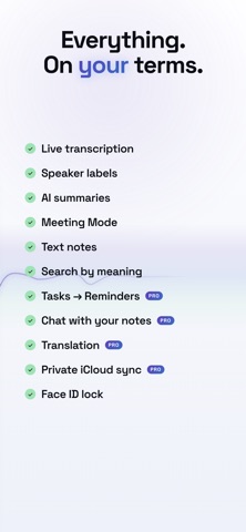 Murble: AI Voice Notes Screenshot 8 of 8