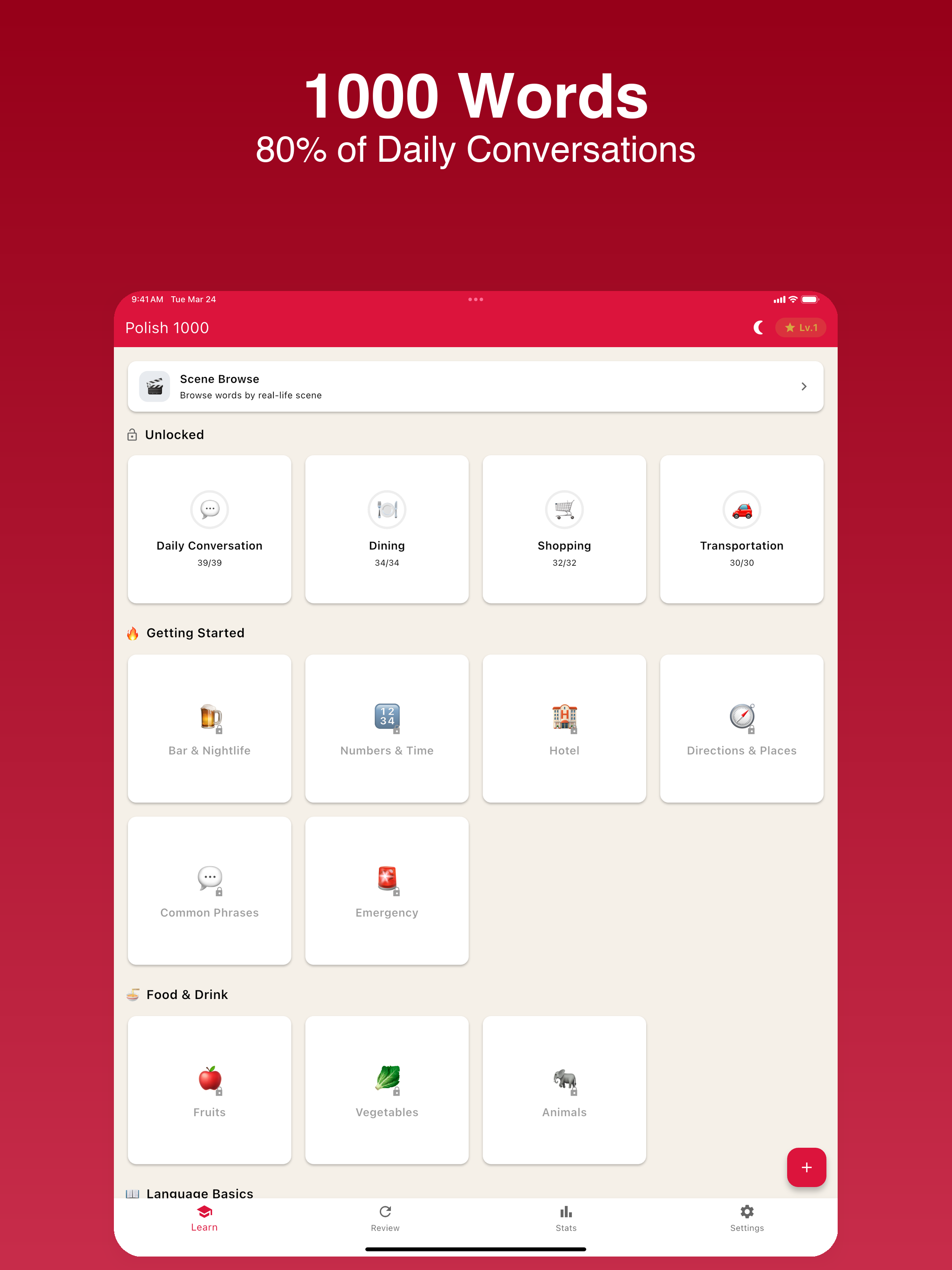 Polish 1000 Words screenshot 6