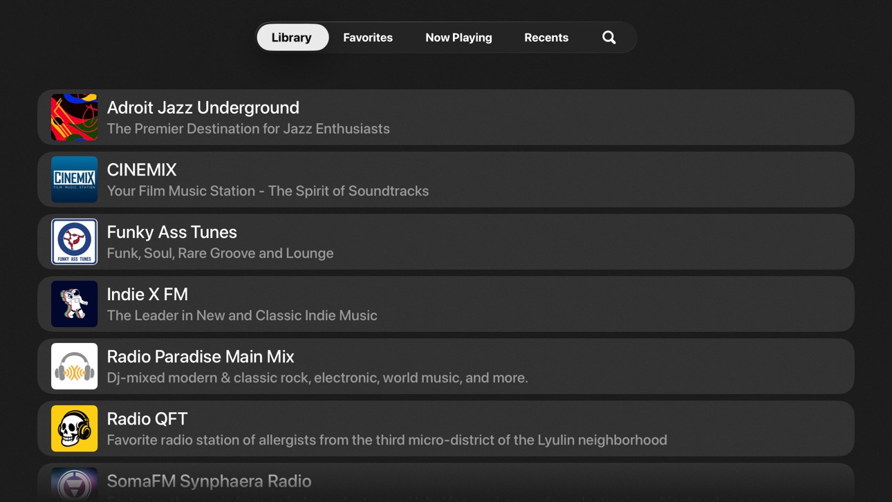 Apple TV screenshot