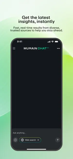 HUMAIN Chat iPhone screenshot 3