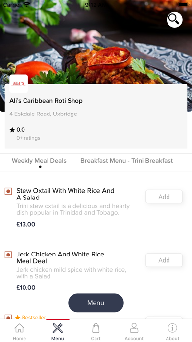 Screenshot #5 for Ali’s Caribbean Roti