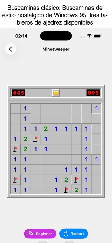 Juegos sin red - Snake,Minas screenshot 2