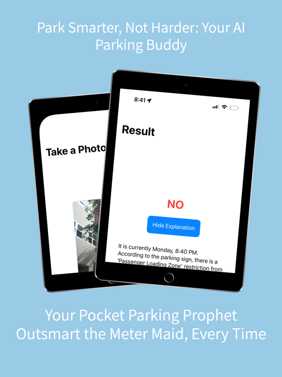 Park Here? iPad screenshot 1 - Travel app