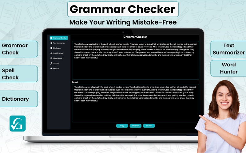 Grammar Checker: Spell Correct app screenshot