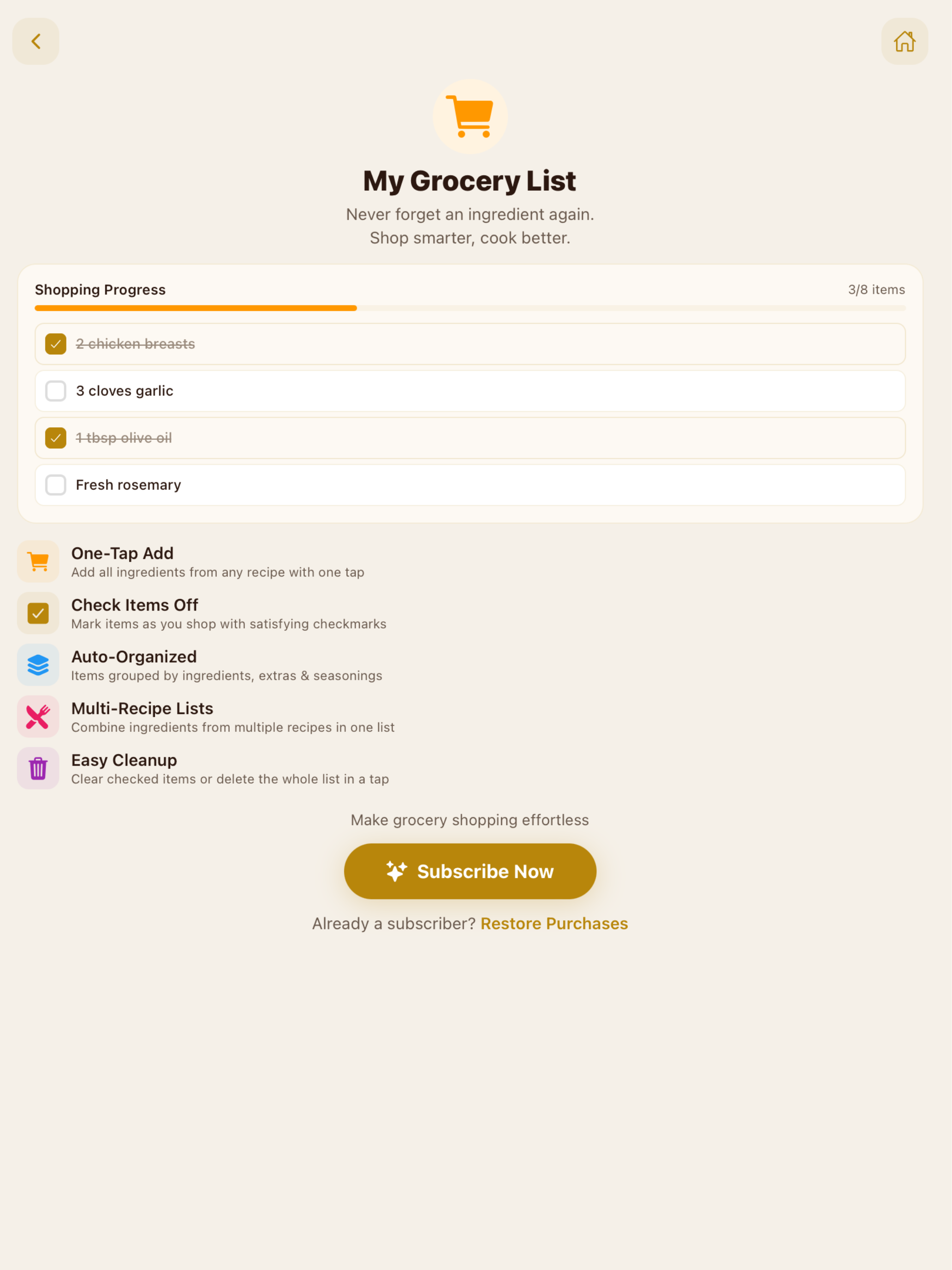 Snapshot Recipes screenshot 9