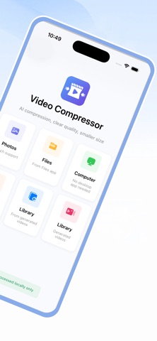 Video compress-compress videos Screenshot 1 of 5