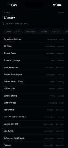 Kratos - Voice Workout Logging iPhone screenshot