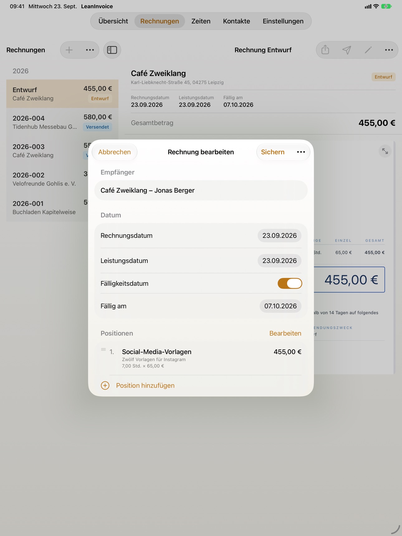 Screenshot 8 of LeanInvoice