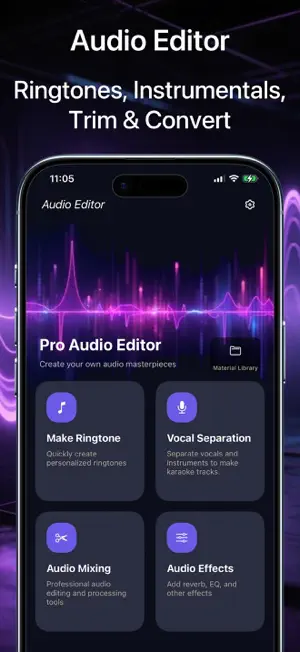 Audio Editor - Vocal Remover screenshot 1