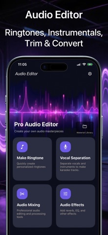 Audio Editor - Vocal Remover Screenshot 1 of 4