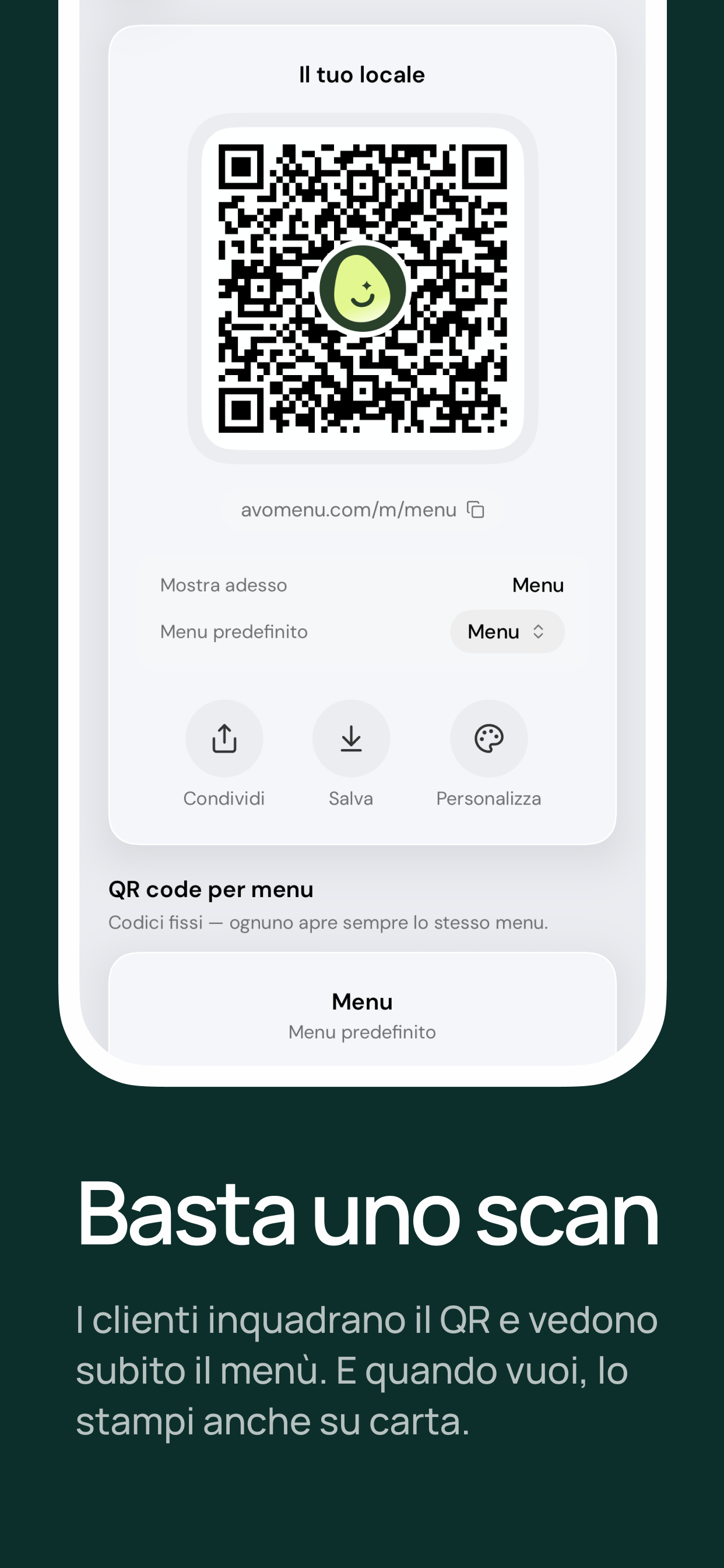 Avo: Menù Digitale QR screenshot 4