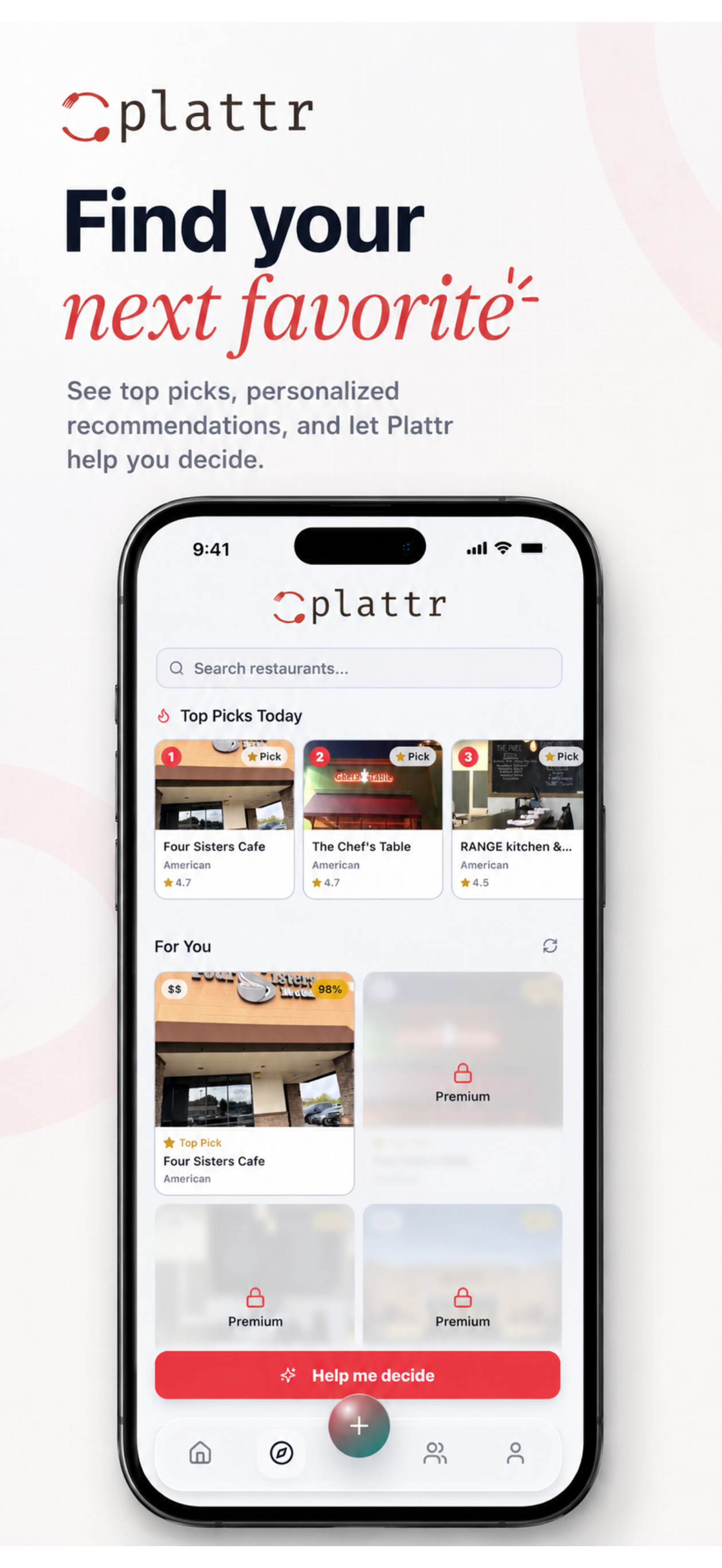 Plattr - Food Discovery screenshot 5