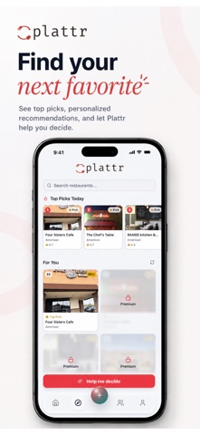 Plattr - Food Discovery screenshot