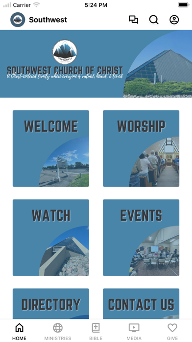 Southwest Church of Christ App Screenshot