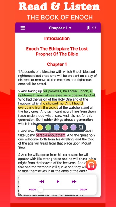 Screenshot #2 pour Book of Enoch: + Drama Audio