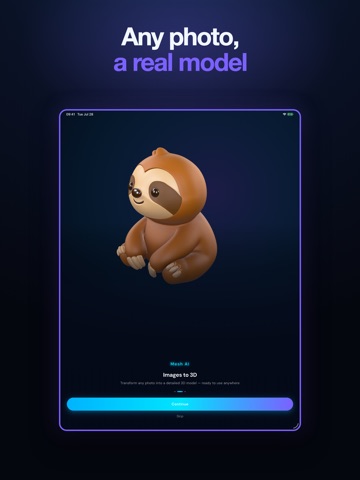 Mesh AI: 3D Modeling Tool iPad screenshot