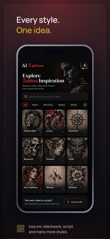 AI Tattoo Maker & Design Ideas Screenshot 3 of 7