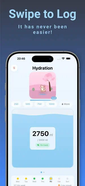 Hydraty: Water Tracker screenshot 1