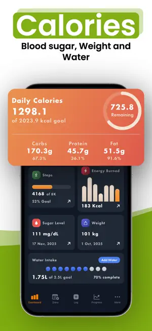 PortionPal: Fitness Tracker screenshot 1