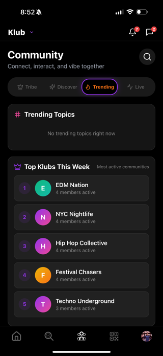 Klub Events Screenshot 9 of 10