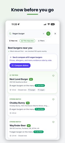 VeganMapAI: Restaurant Finder Screenshot 3 of 6