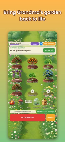 Fruit Garden: Match & Farm screenshot 1
