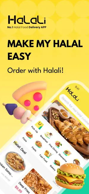 Halali - Food Delivery iPhone screenshot 1