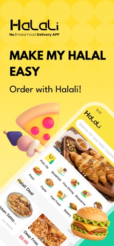 Halali - Food Delivery Screenshot 1 of 6