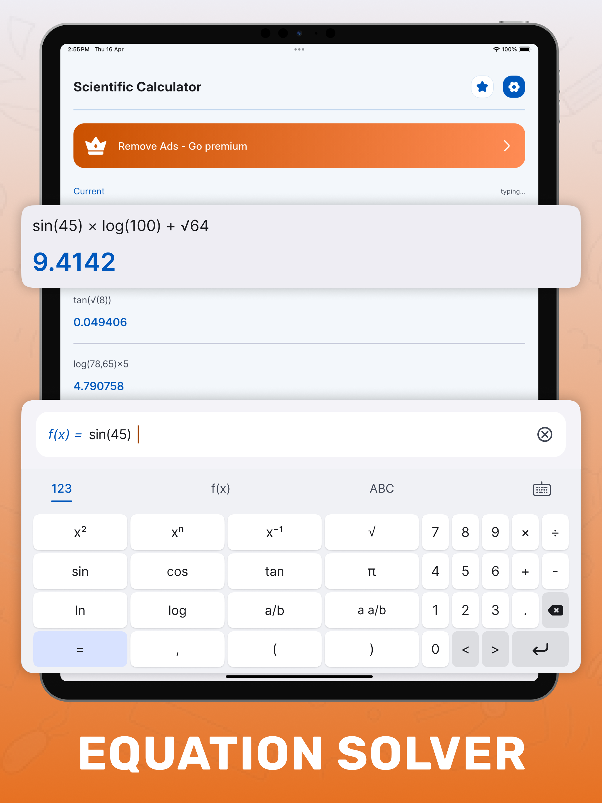 Scientific Calculator Pro.