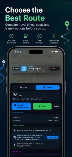 Lanes - Smart Navigation screenshot 2
