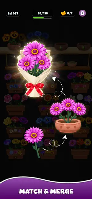 Bloomscapes™: Flower Puzzle screenshot 2