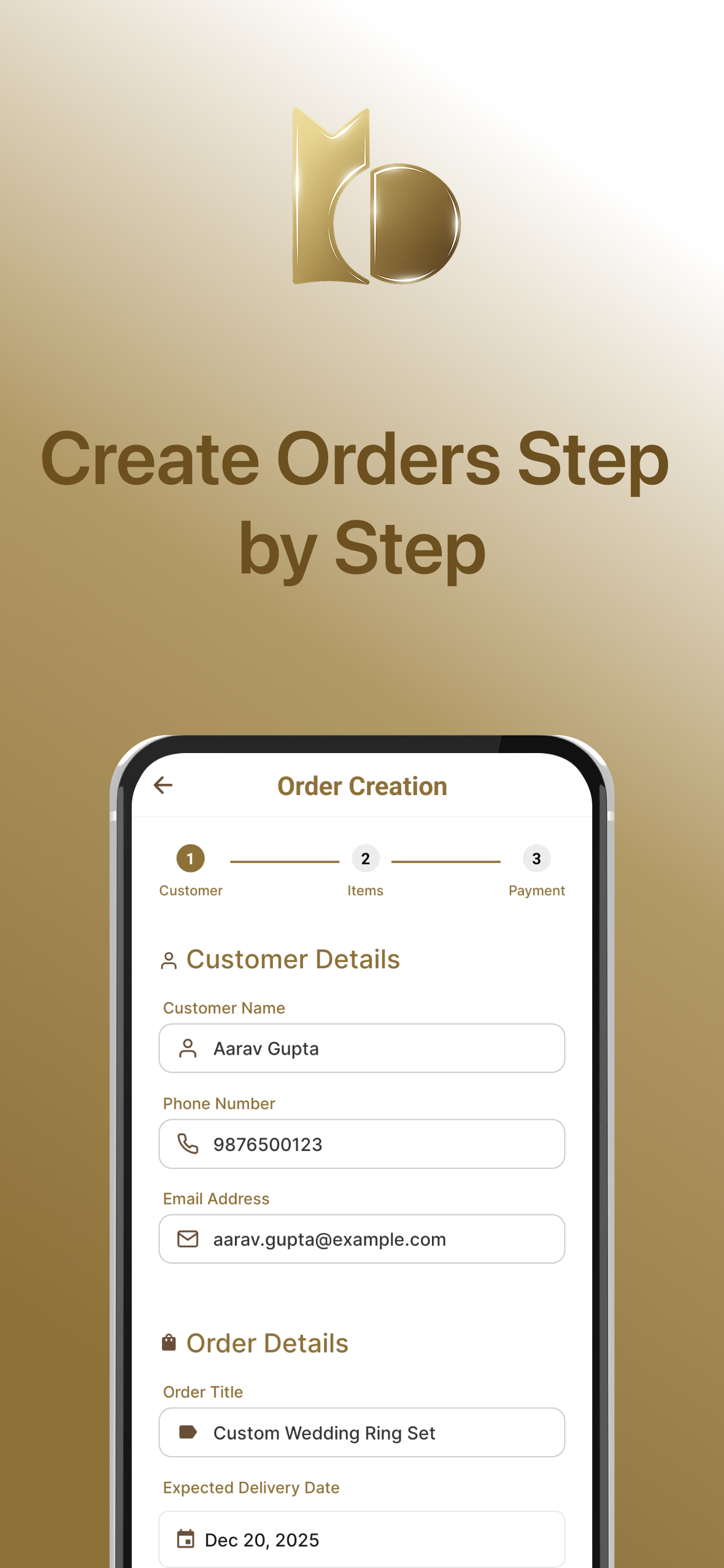 Jewellery Order Book screenshot 3