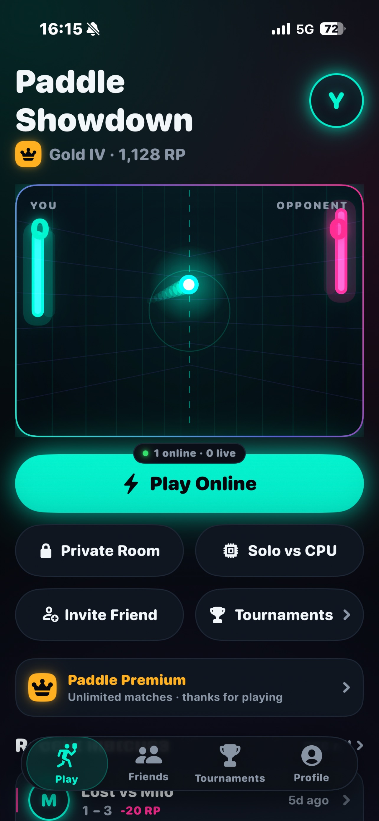 Screenshot 1 of Paddle Arena
