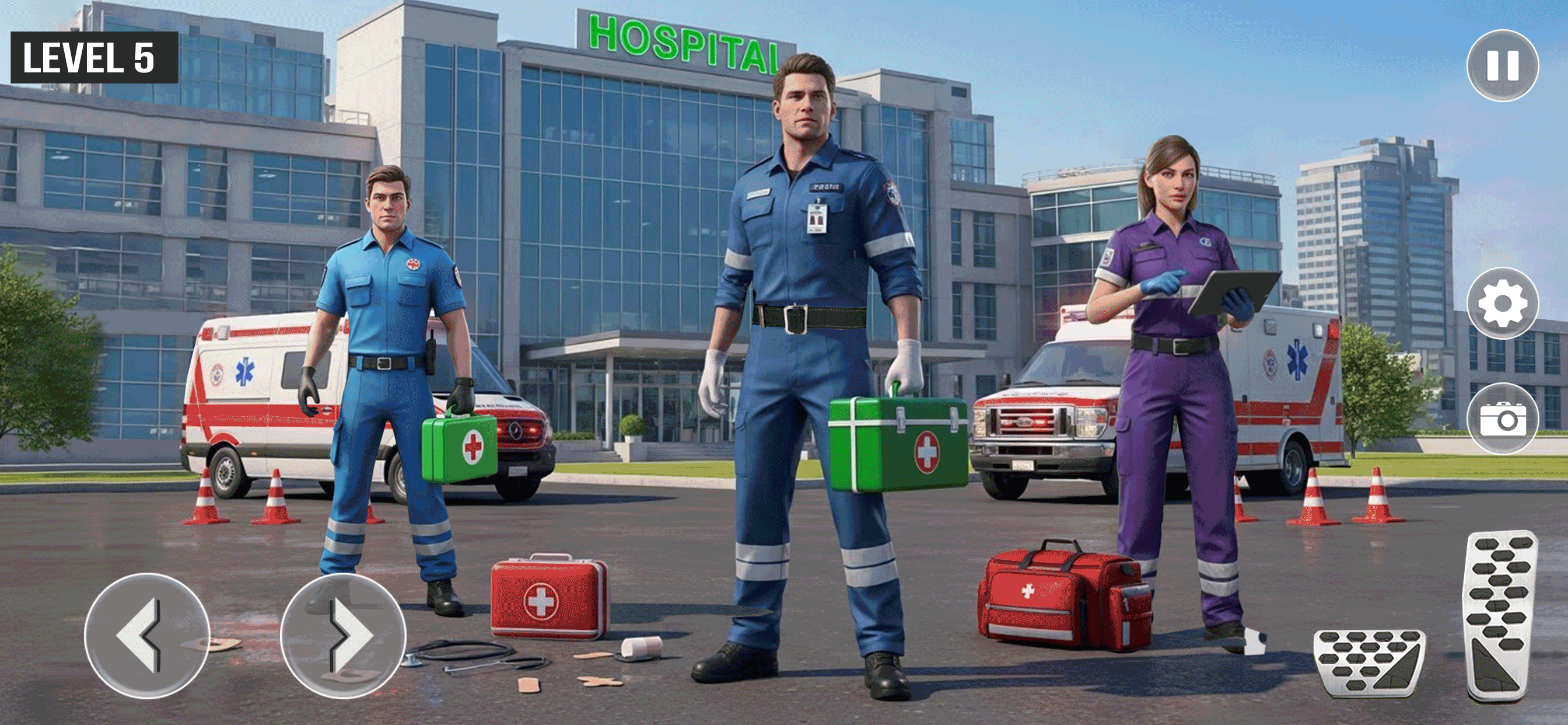 Patient Rescue Ambulance Game screenshot 3