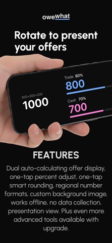 OweWhat - Offer Calculator screenshot