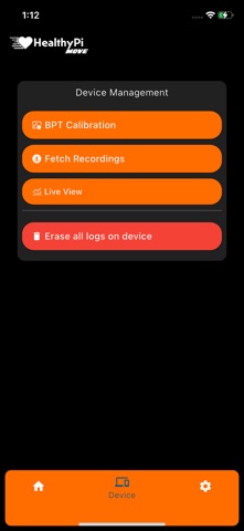 HealthyPi Move screenshot