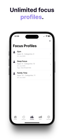 App Blocker - VantaFocus NFC screenshot