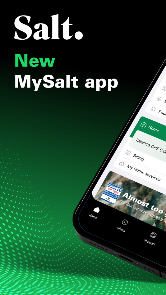 #1. MySalt. (iOS) 由: Salt Mobile SA