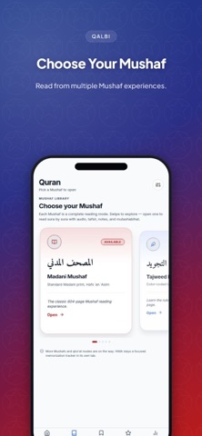 Qalbi: The Quran in your Heart iPhone screenshot