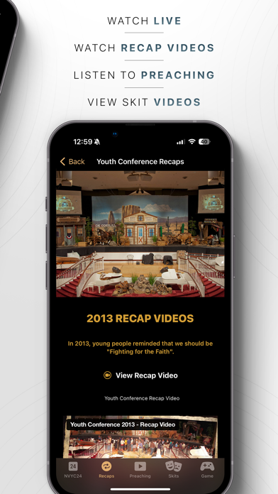 NV Youth Conference Screenshot