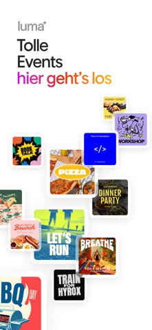 Luma: Events & Einladungen iPhone screenshot 1