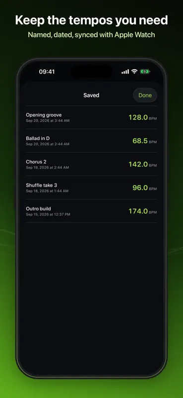 Tap Tempo: BPM Counter screenshot 3 of 3