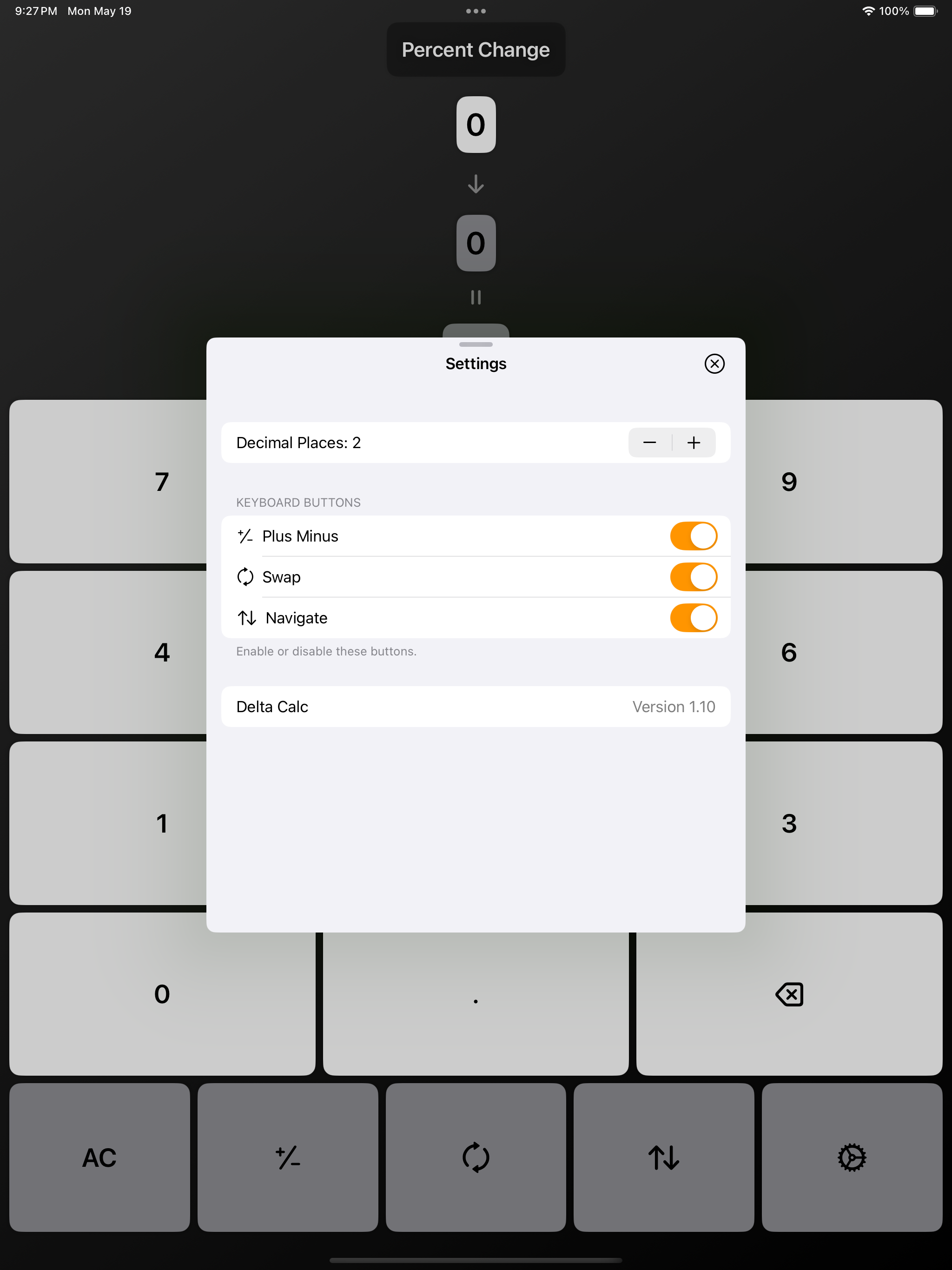 Delta Calc