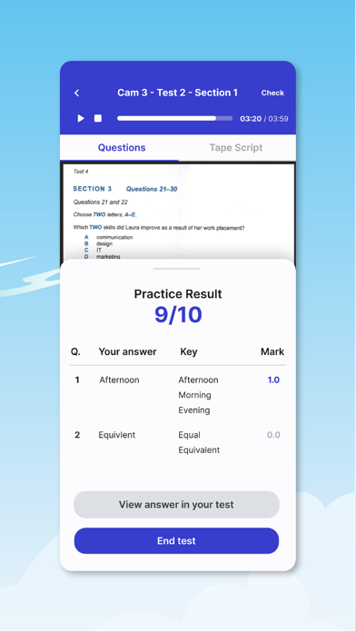 IELTS Listening - ZIELTS Screenshot