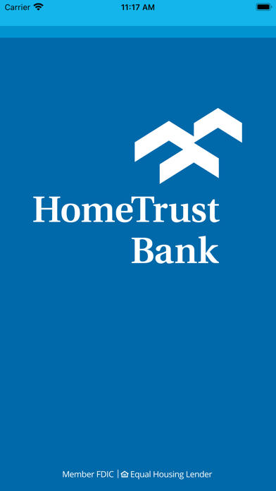 HomeTrust Mobile Banking Screenshot