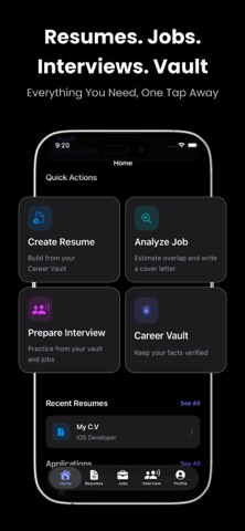 AI Career CV Screenshot 5 of 9