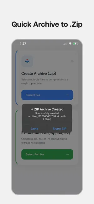 Unzip Fast - ZIP RAR 7Z screenshot 3