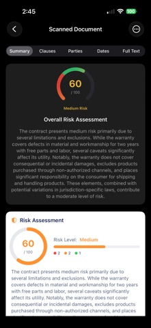 ContractLens screenshot